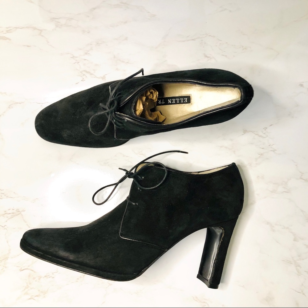 Ellen Tracy Narrow Lace Up Booties Size 8